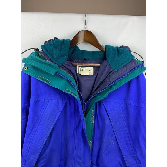 Women’s L.L. Bean Blue Puffy Jacket Size XL - Picture 3 of 10